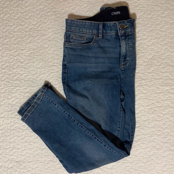 CHAPS by Ralph Lauren Petite Blue Jeans | Size SP |  Denim | Fall - Picture 1 of 13